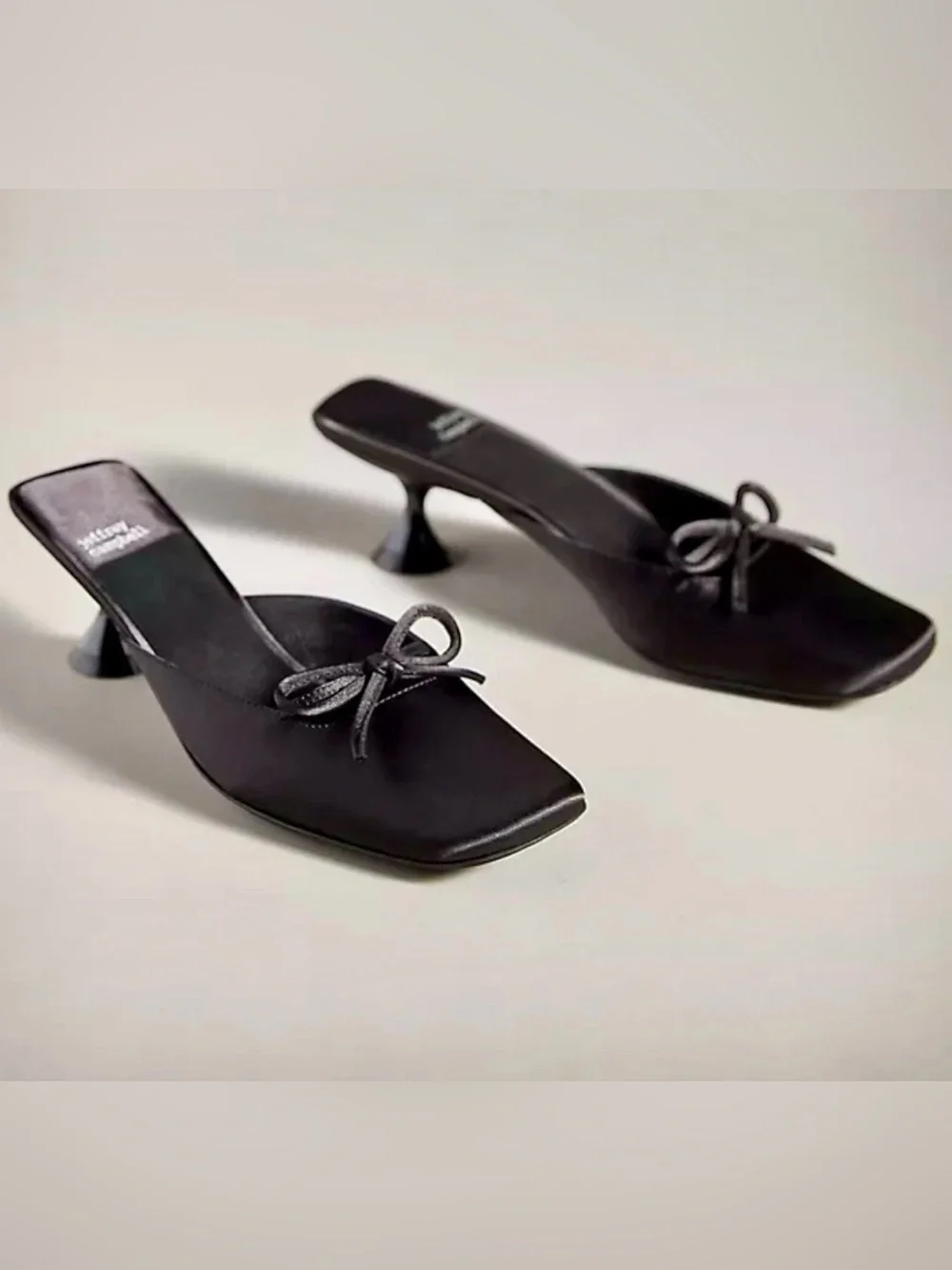 Anthropologie X Jeffrey Campbell Ensue Kitten Heels in Black Size 7.5 New